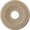 Ekena Millwork Berkshire PVC Medallion (Canopies up to 5 3/4"), 13"OD x 3 1/2"ID x 3/4"P, Satin Smokey Beige CMP13BEGBE - alternate 1